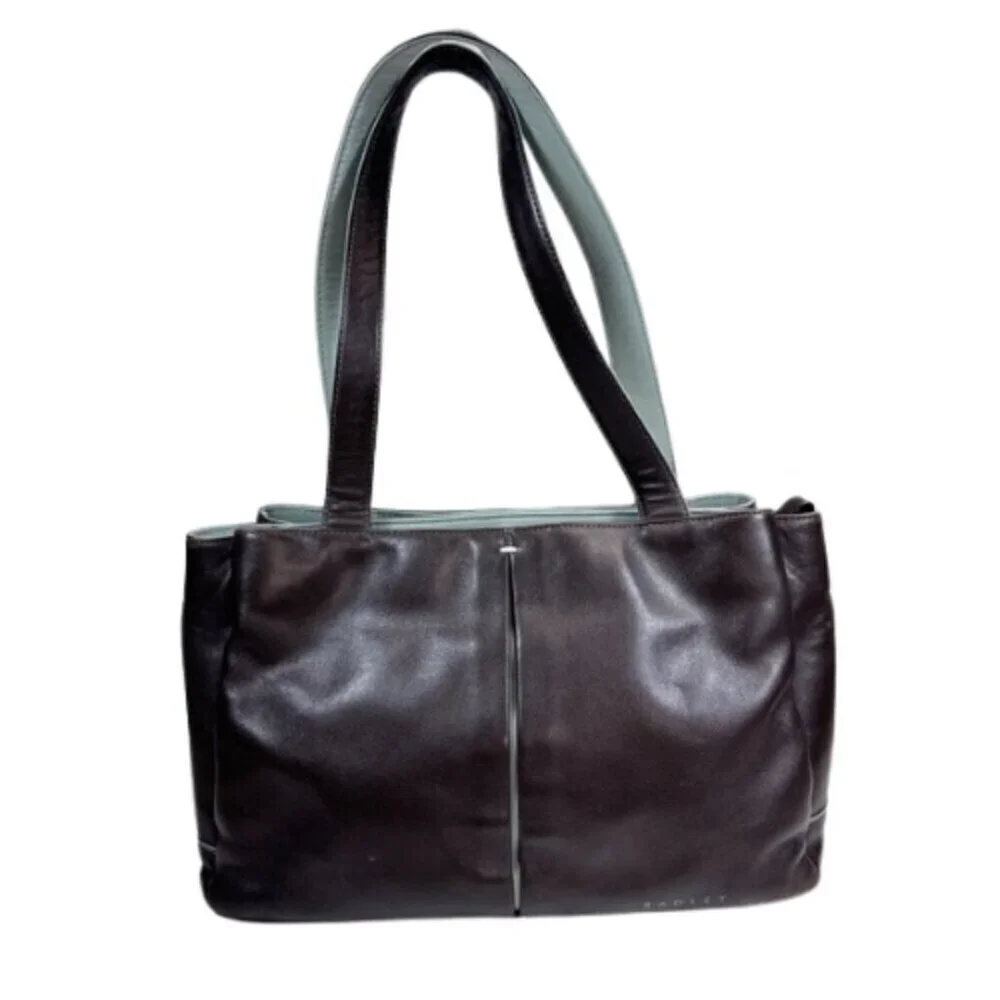 RADLEY London Womens Leather Shoulder Satchel Brown Bag
